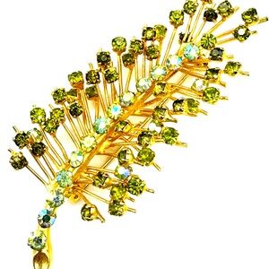 💚💛 AUSTRIA brooch, vintage 💛💚